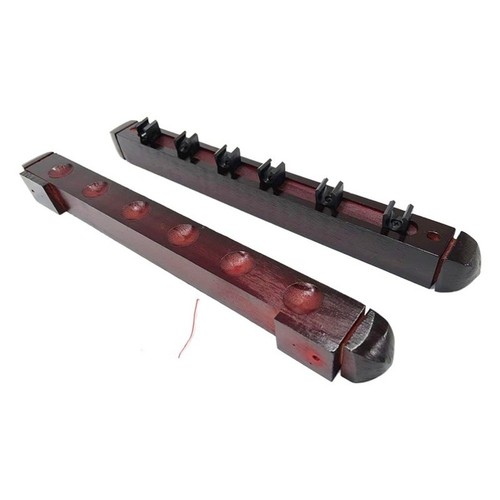Wooden pool cue rack with - pool, 6