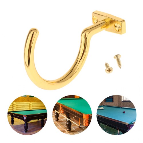 Pool table cue - cue, hook