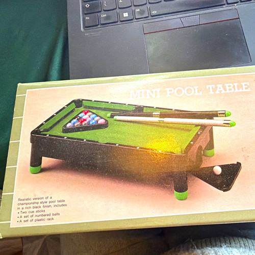 Mini pool table set - table, 2