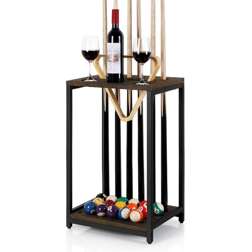 Pool cue rack - wood, billiard