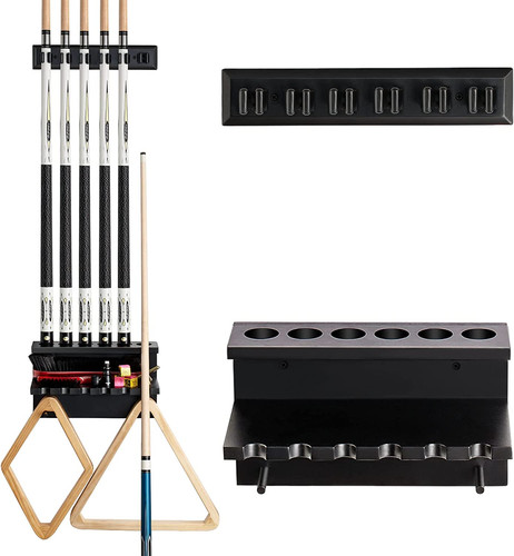 Wall mount pool stick holder - wall,