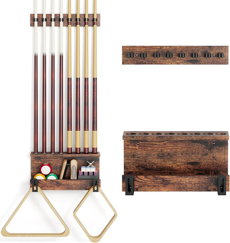 Wall mount pool stick - mount,