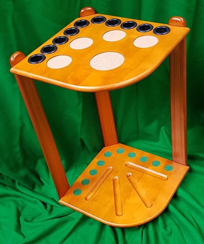 Snooker cue rack stand - snooker, corner