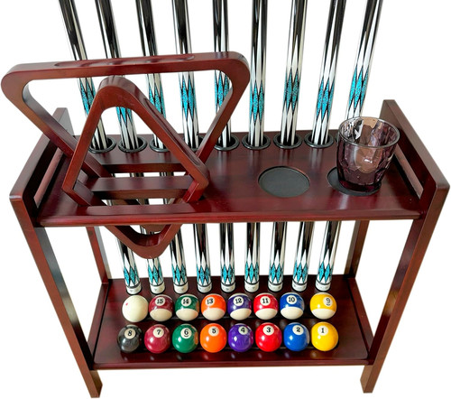 Pool stick holder floor stand - holder,