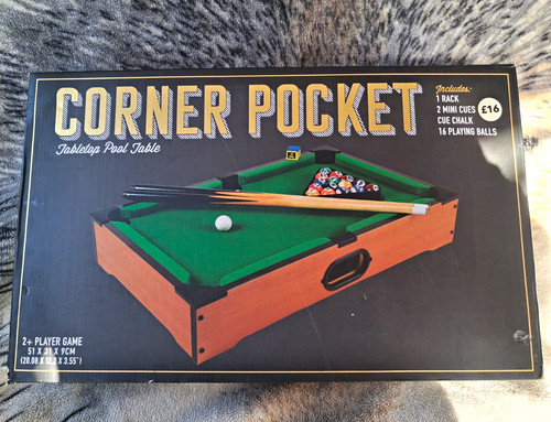 Corner pocket tabletop - pocket, mini