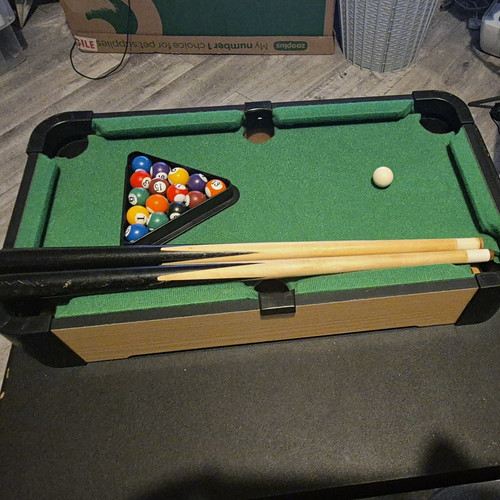 Mini kids table top - pool,