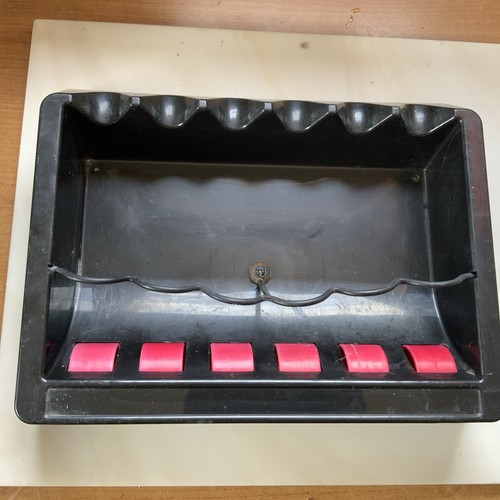 Pub style pool cue rack - style,